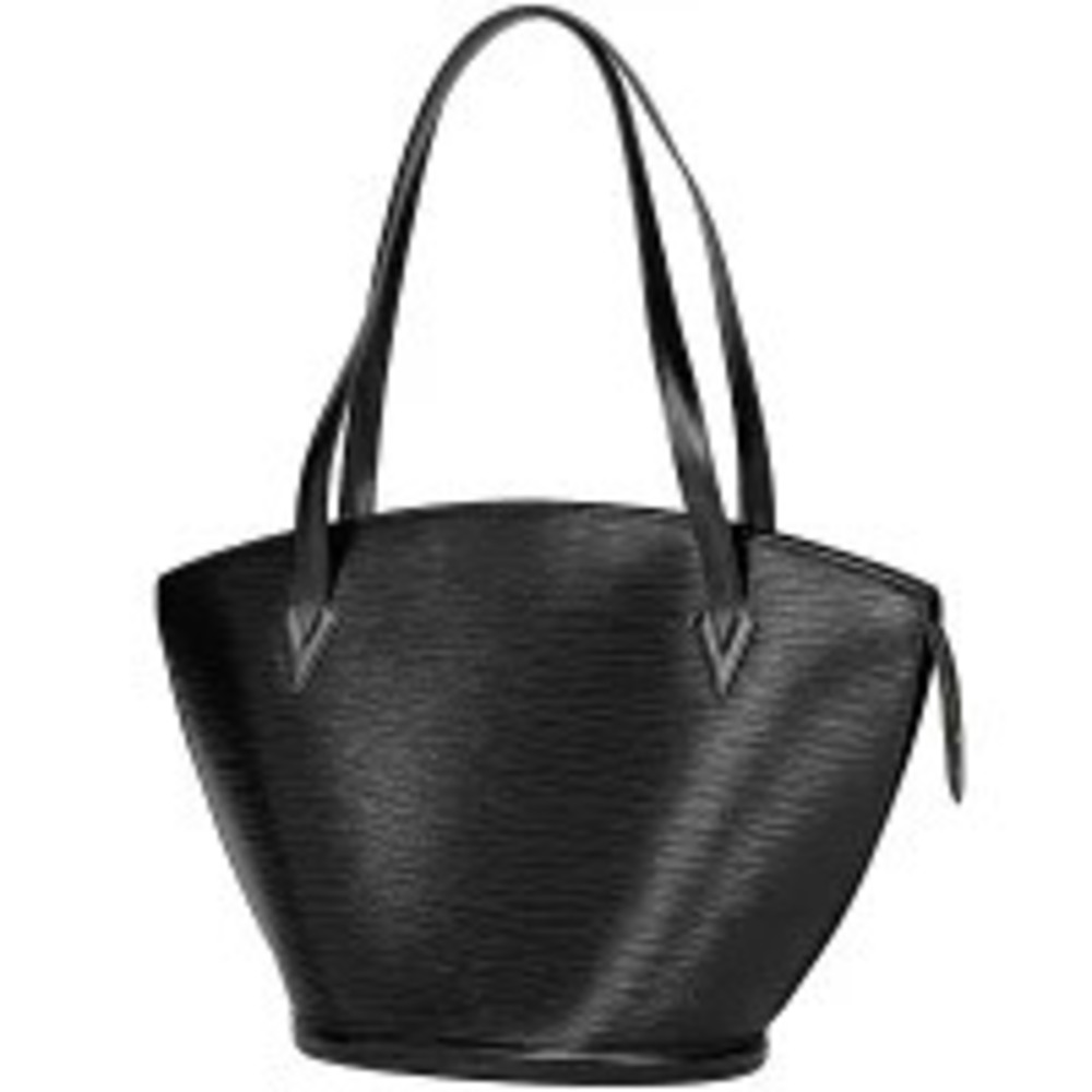 Louis Vuitton Saint Jacques Shopping Shoulder Bag Tote Epi Leather Noir Black